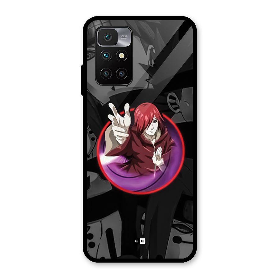 Nagato Uzumaki Glass Back Case for Redmi 10 Prime