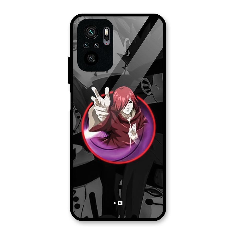 Nagato Uzumaki Glass Back Case for Redmi Note 10S