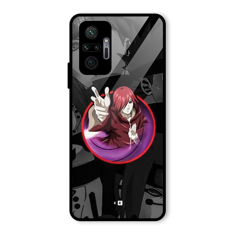 Nagato Uzumaki Glass Back Case for Redmi Note 10 Pro