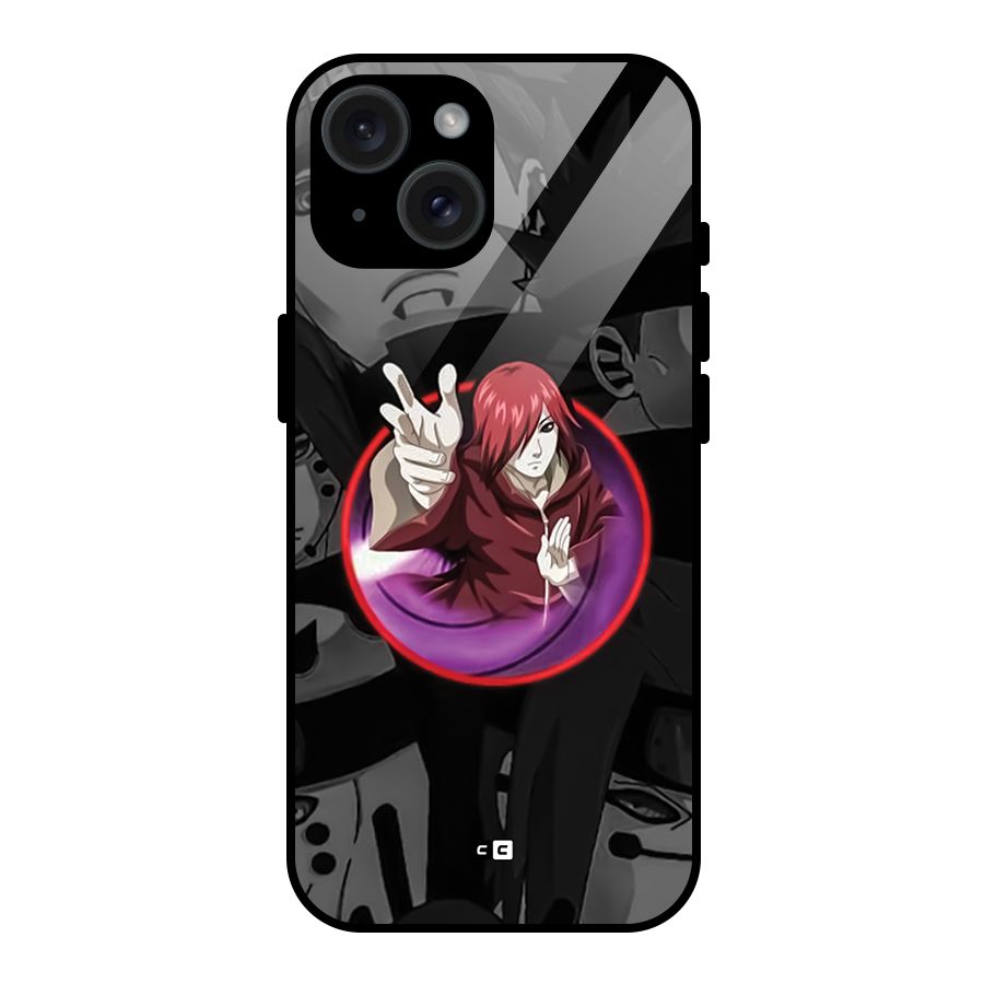 Nagato Uzumaki Glass Back Case for iPhone 15