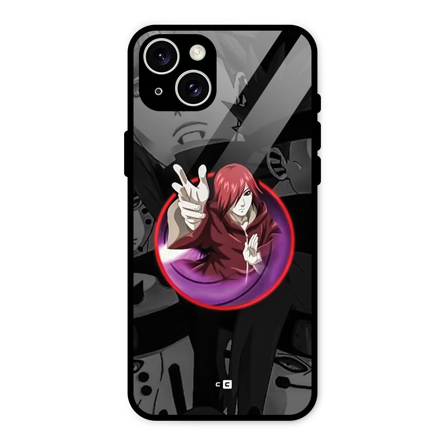 Nagato Uzumaki Glass Back Case for iPhone 15 Plus