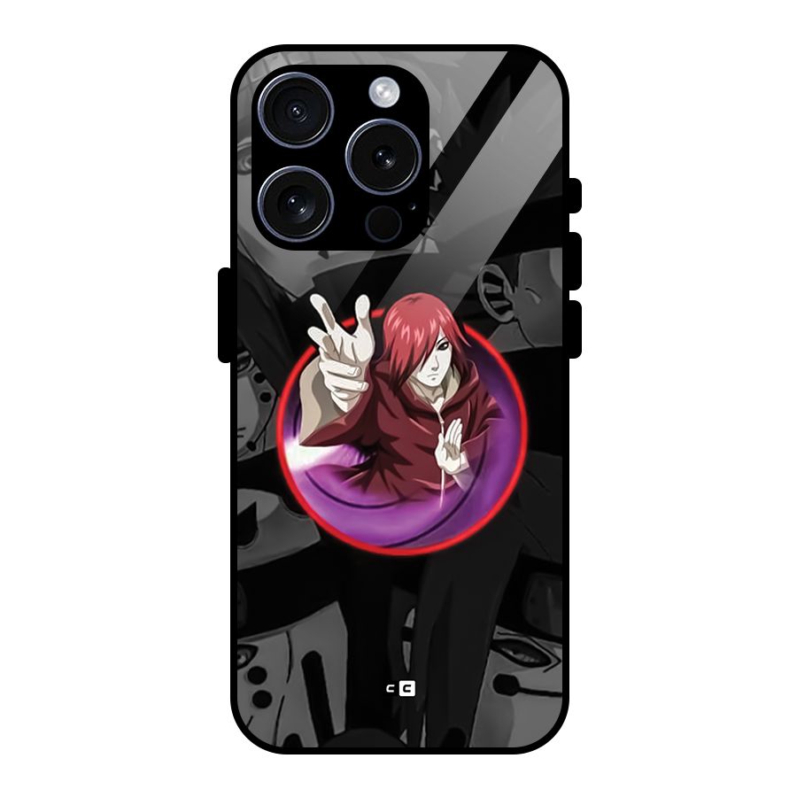 Nagato Uzumaki Glass Back Case for iPhone 15 Pro