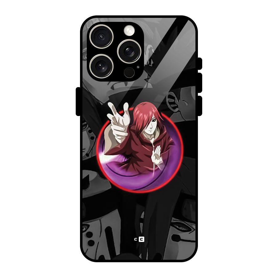 Nagato Uzumaki Glass Back Case for iPhone 15 Pro Max