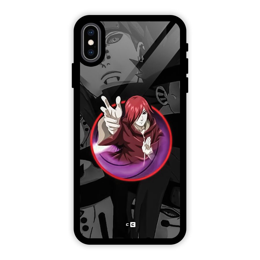 Nagato Uzumaki Glass Back Case for iPhone XS Max