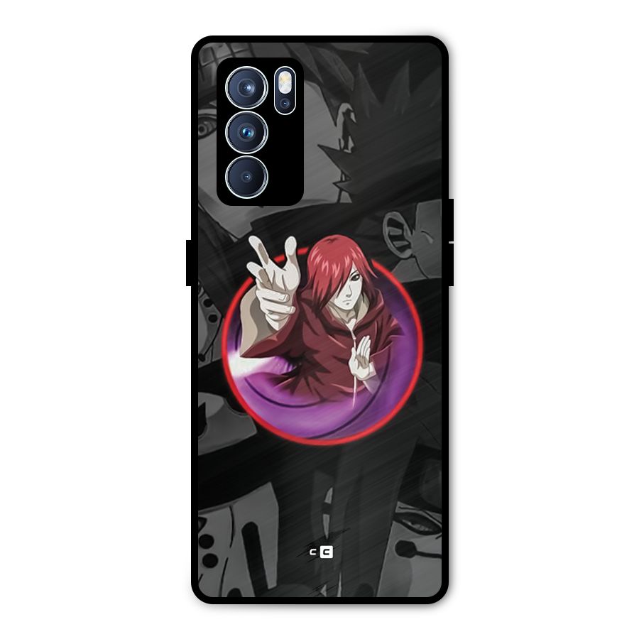 Nagato Uzumaki Metal Back Case for Oppo Reno6 Pro 5G