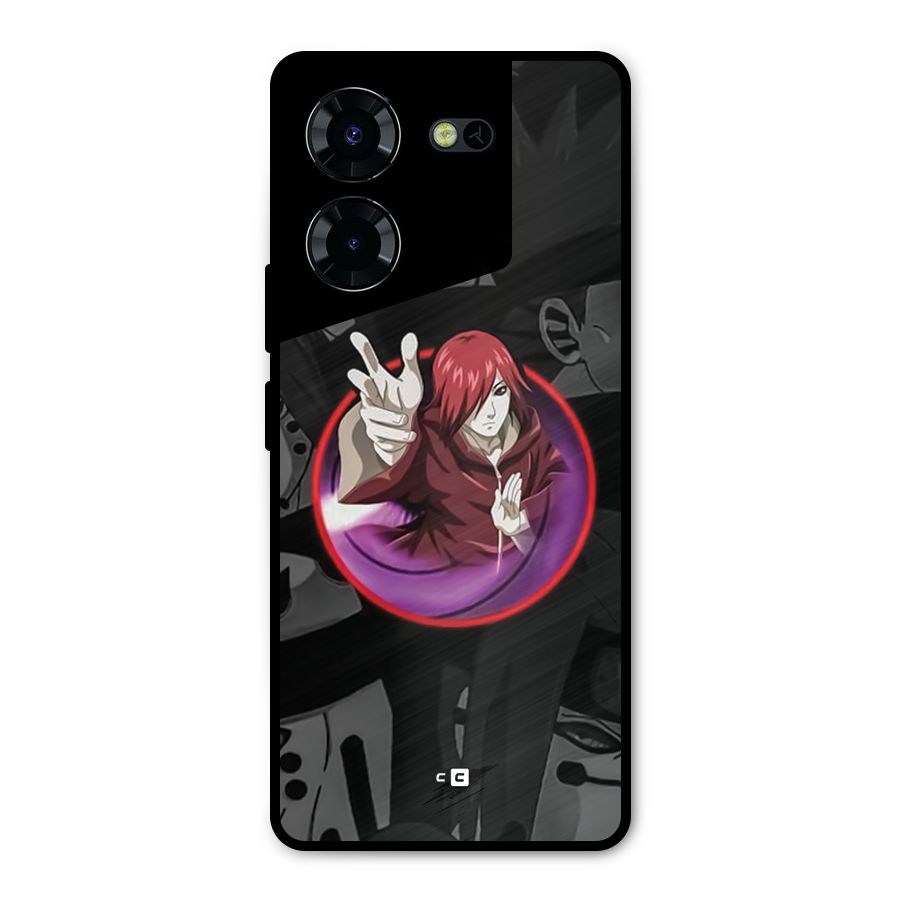 Nagato Uzumaki Metal Back Case for Tecno Pova 5 Pro 5G