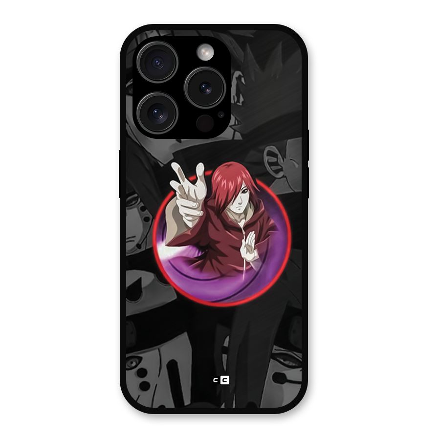 Nagato Uzumaki Metal Back Case for iPhone 15 Pro