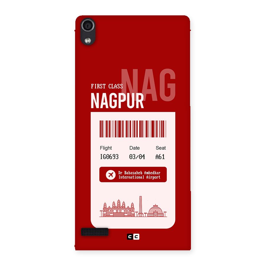 Nagpur Boarding Pass Back Case for Ascend P6