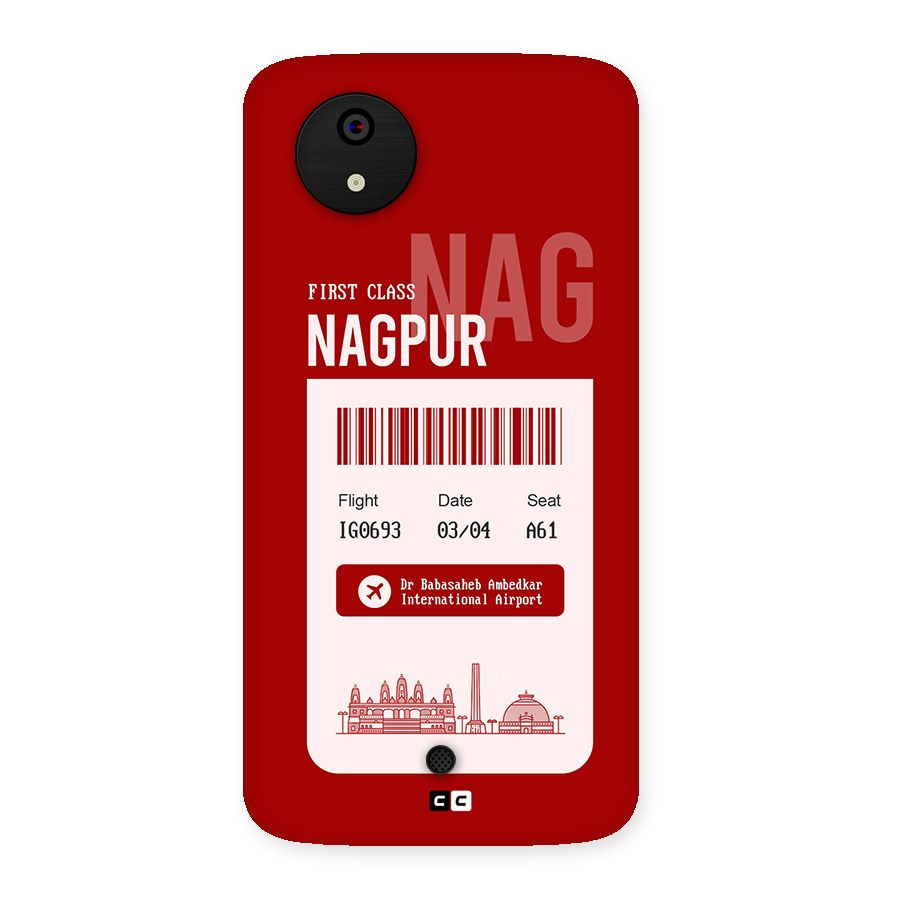 Nagpur Boarding Pass Back Case for Canvas A1  AQ4501
