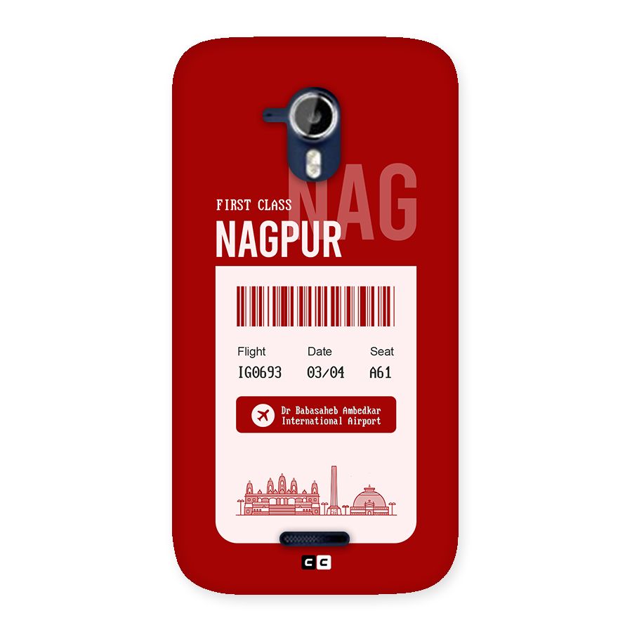Nagpur Boarding Pass Back Case for Canvas Magnus A117