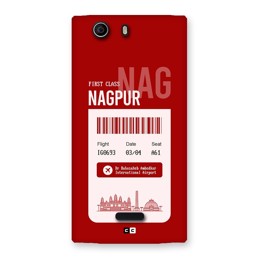 Nagpur Boarding Pass Back Case for Canvas Nitro 2 E311