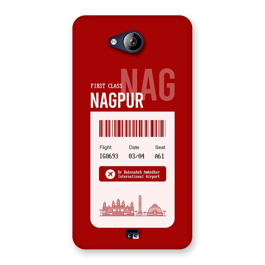 Nagpur Boarding Pass Back Case for Canvas Play Q355