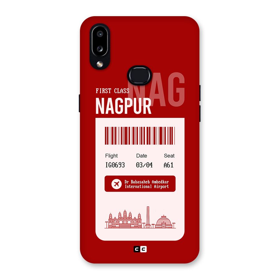 Nagpur Boarding Pass Back Case for Galaxy A10s