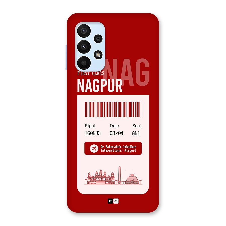 Nagpur Boarding Pass Back Case for Galaxy A23