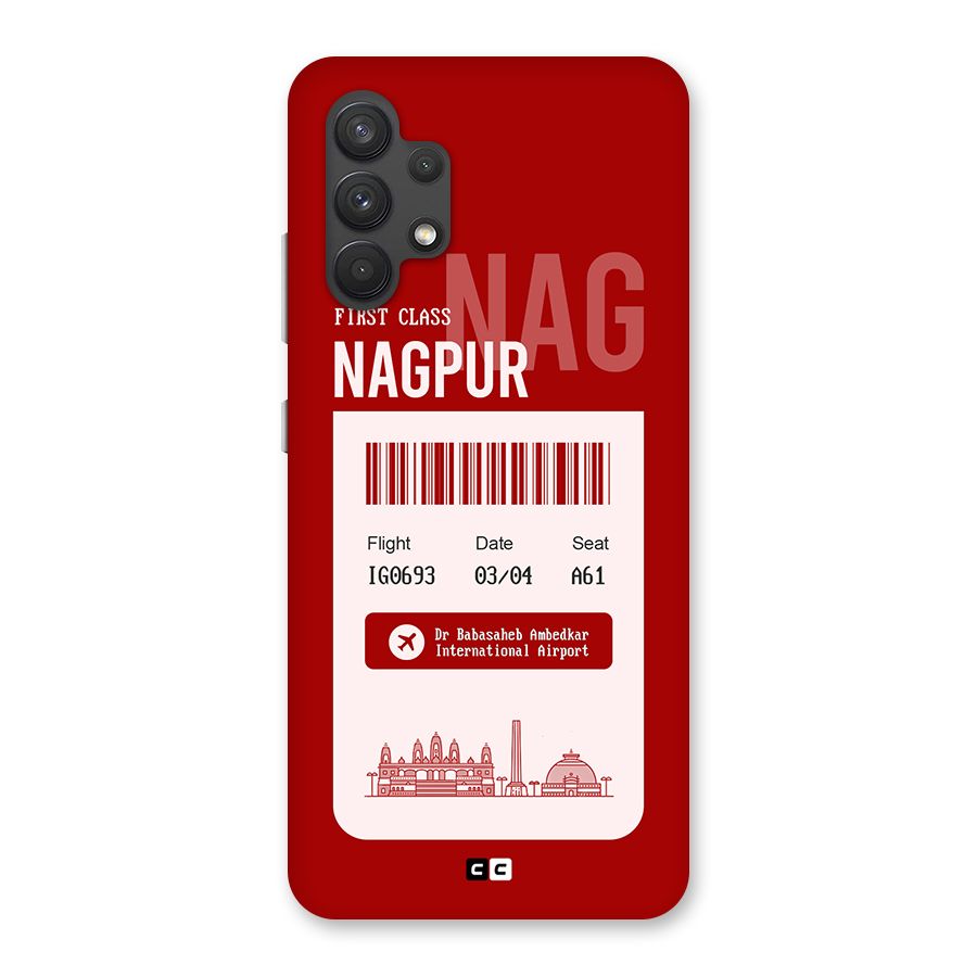 Nagpur Boarding Pass Back Case for Galaxy A32