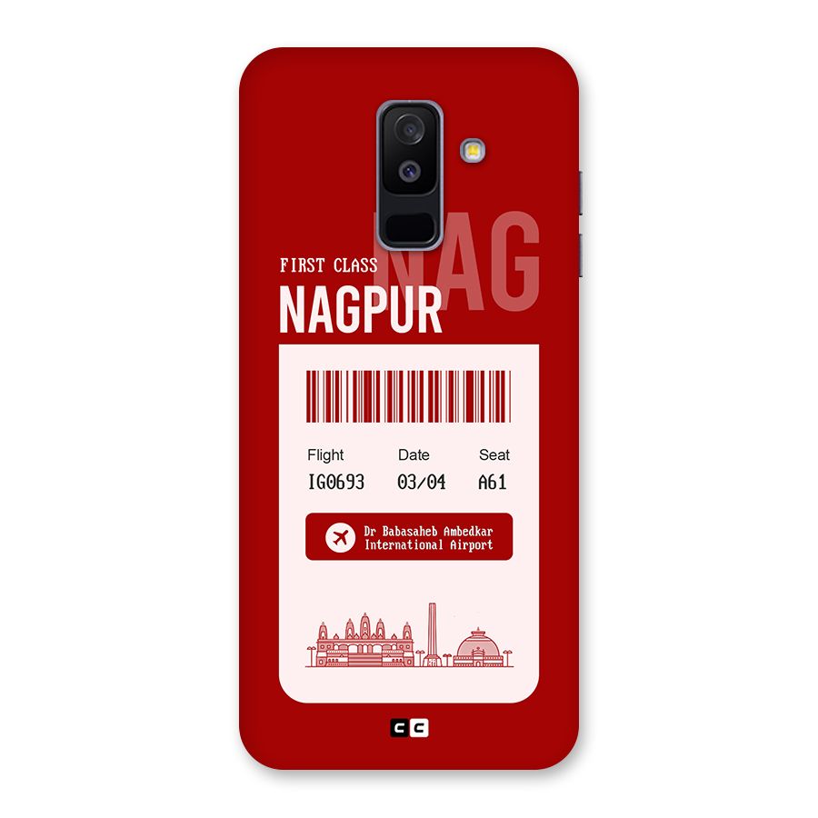 Nagpur Boarding Pass Back Case for Galaxy A6 Plus