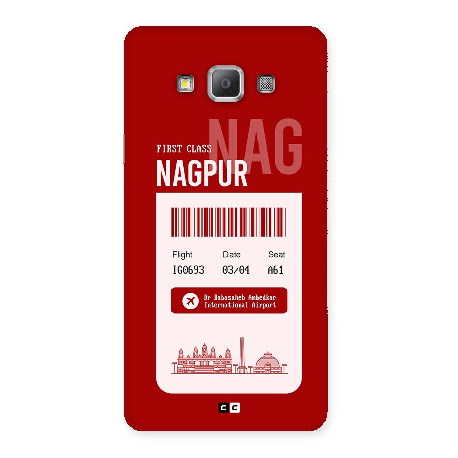 Nagpur Boarding Pass Back Case for Galaxy A7