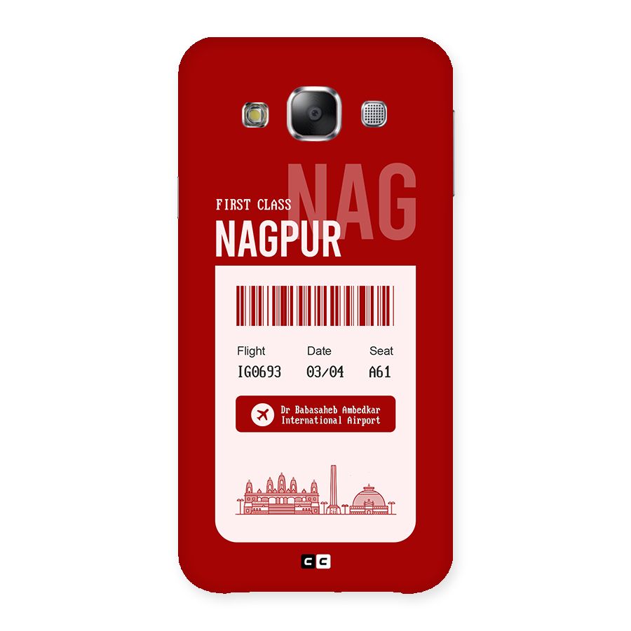 Nagpur Boarding Pass Back Case for Galaxy E5