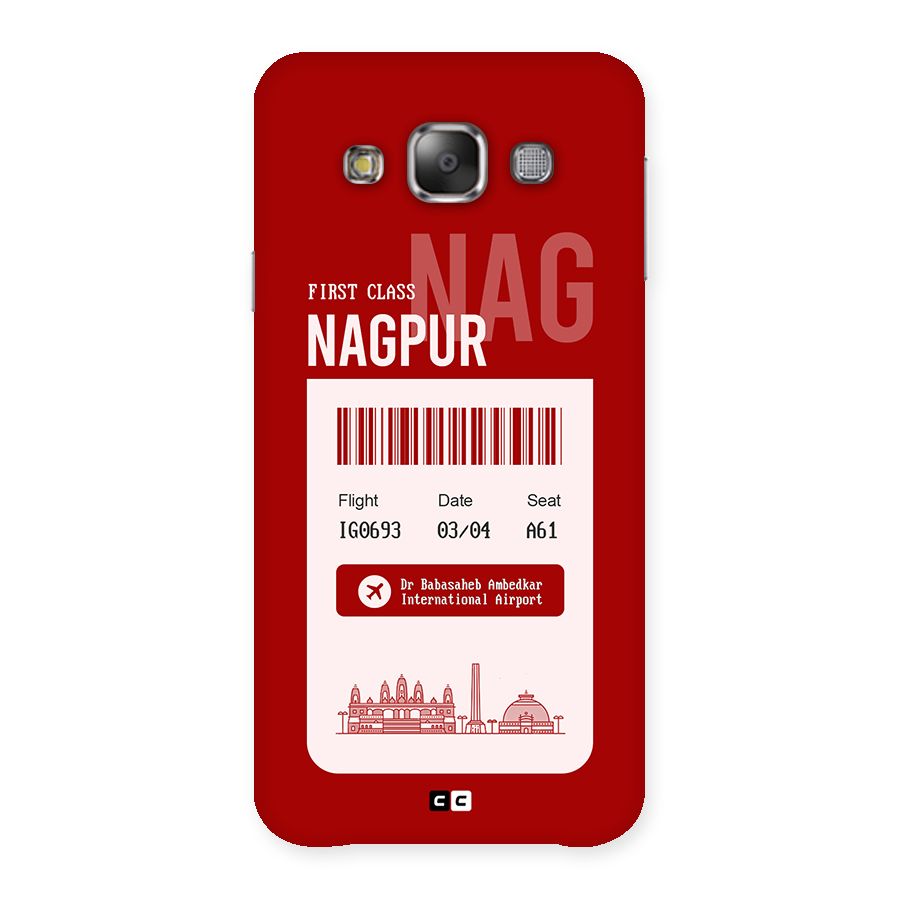 Nagpur Boarding Pass Back Case for Galaxy E7