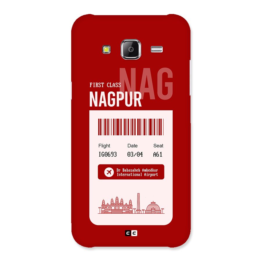 Nagpur Boarding Pass Back Case for Galaxy J2 Prime