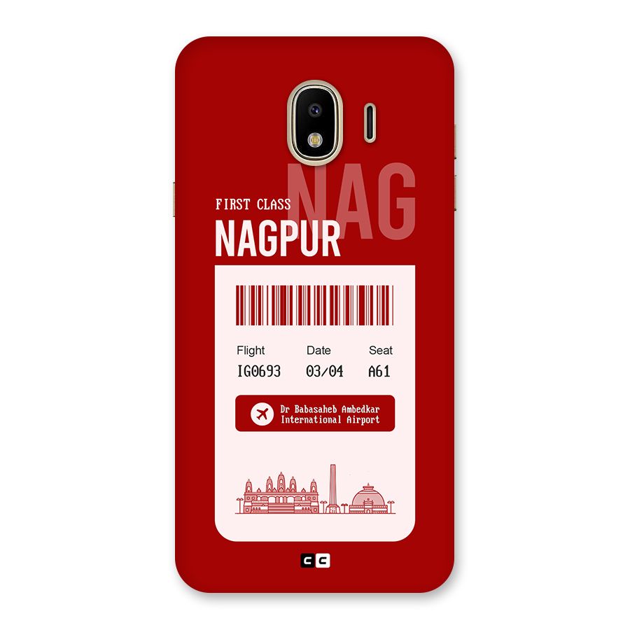 Nagpur Boarding Pass Back Case for Galaxy J4