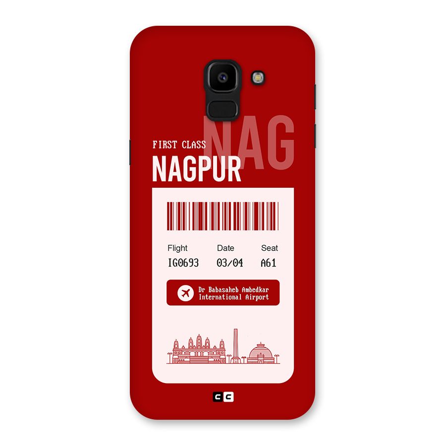 Nagpur Boarding Pass Back Case for Galaxy J6