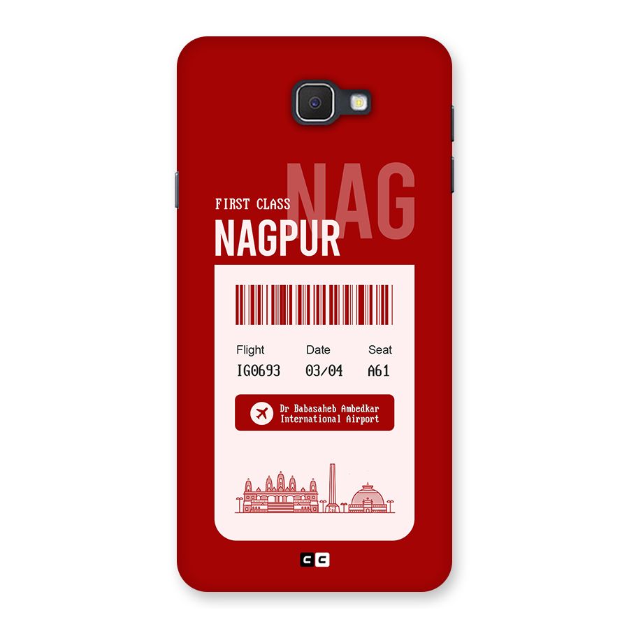 Nagpur Boarding Pass Back Case for Galaxy J7 Prime
