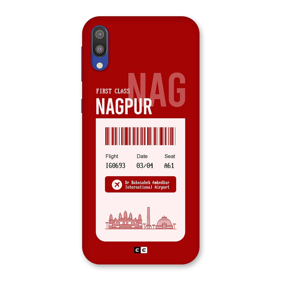 Nagpur Boarding Pass Back Case for Galaxy M10