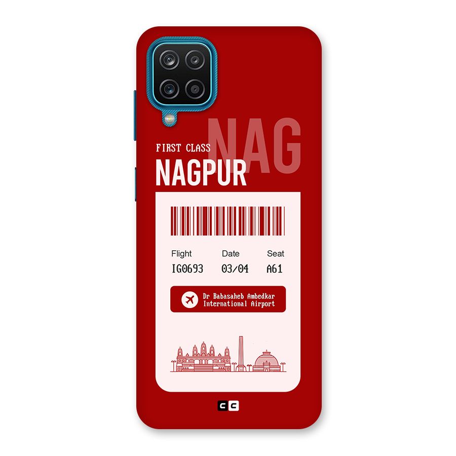 Nagpur Boarding Pass Back Case for Galaxy M12