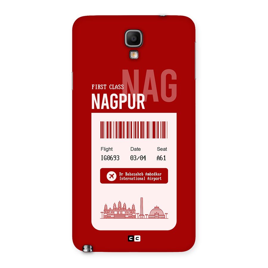 Nagpur Boarding Pass Back Case for Galaxy Note 3 Neo