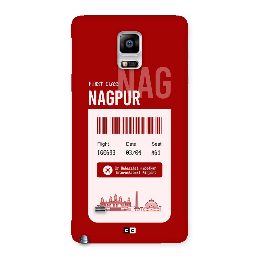 Nagpur Boarding Pass Back Case for Galaxy Note 4