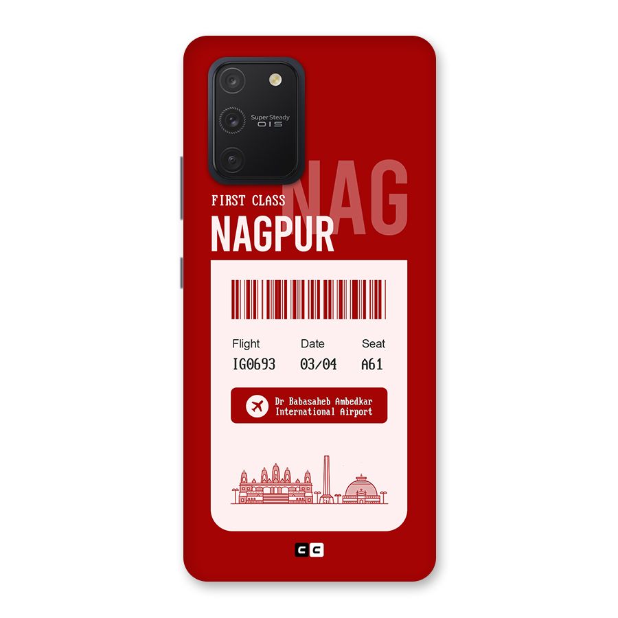 Nagpur Boarding Pass Back Case for Galaxy S10 Lite