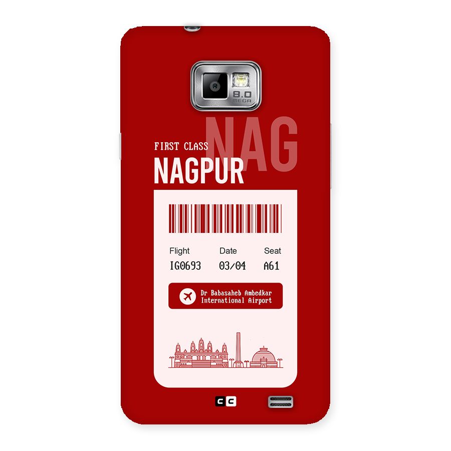 Nagpur Boarding Pass Back Case for Galaxy S2