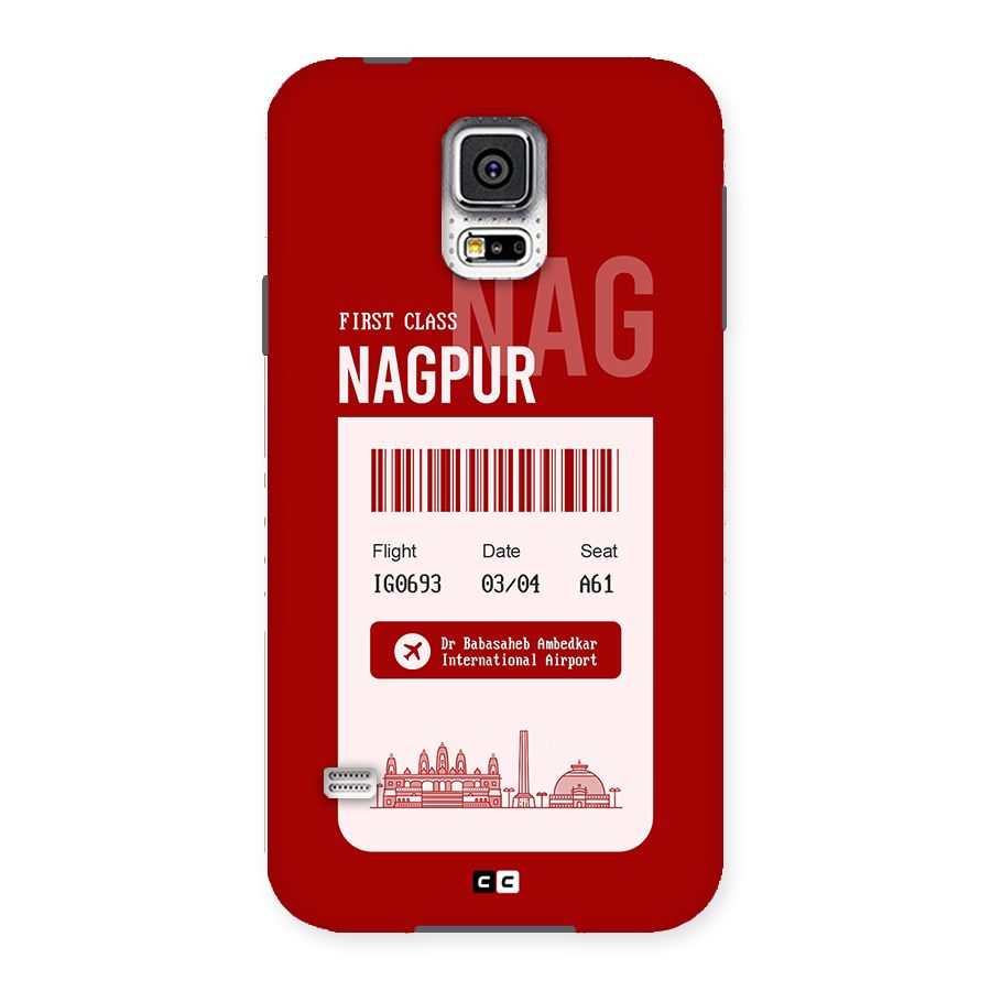 Nagpur Boarding Pass Back Case for Galaxy S5