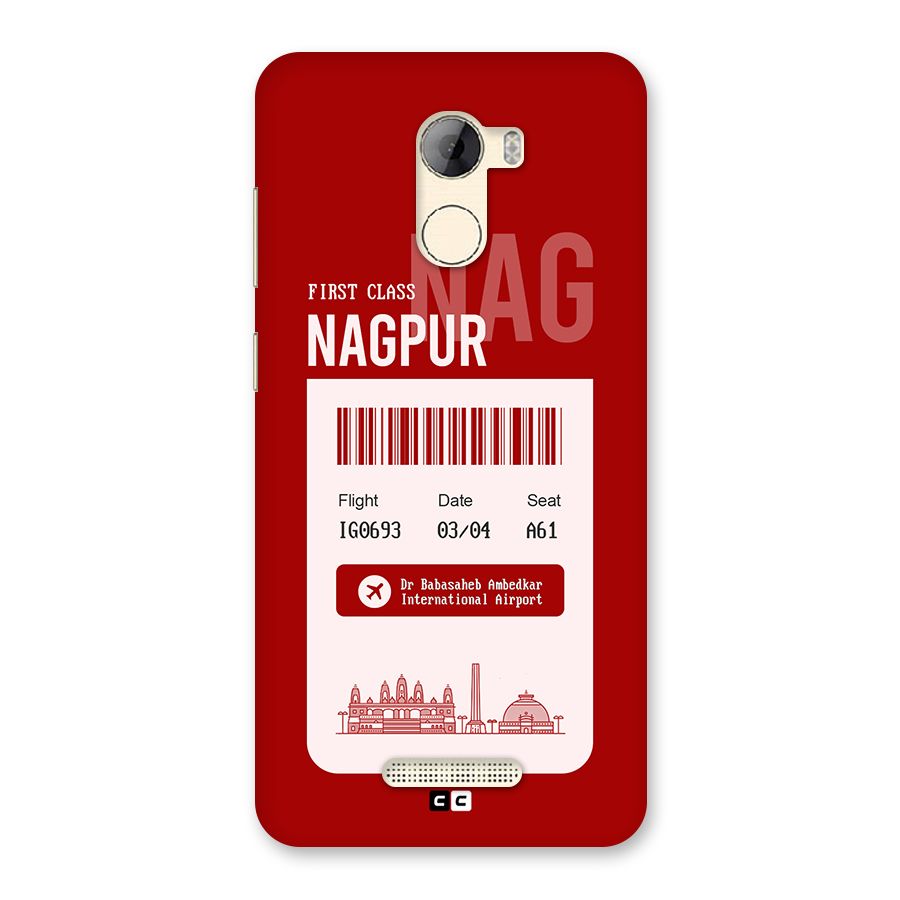 Nagpur Boarding Pass Back Case for Gionee A1 LIte