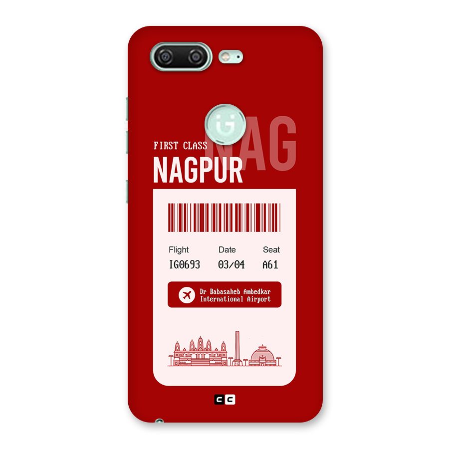 Nagpur Boarding Pass Back Case for Gionee S10