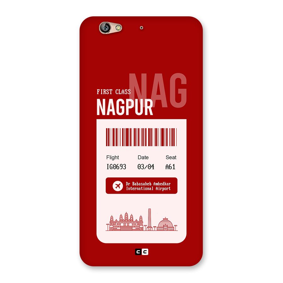 Nagpur Boarding Pass Back Case for Gionee S6