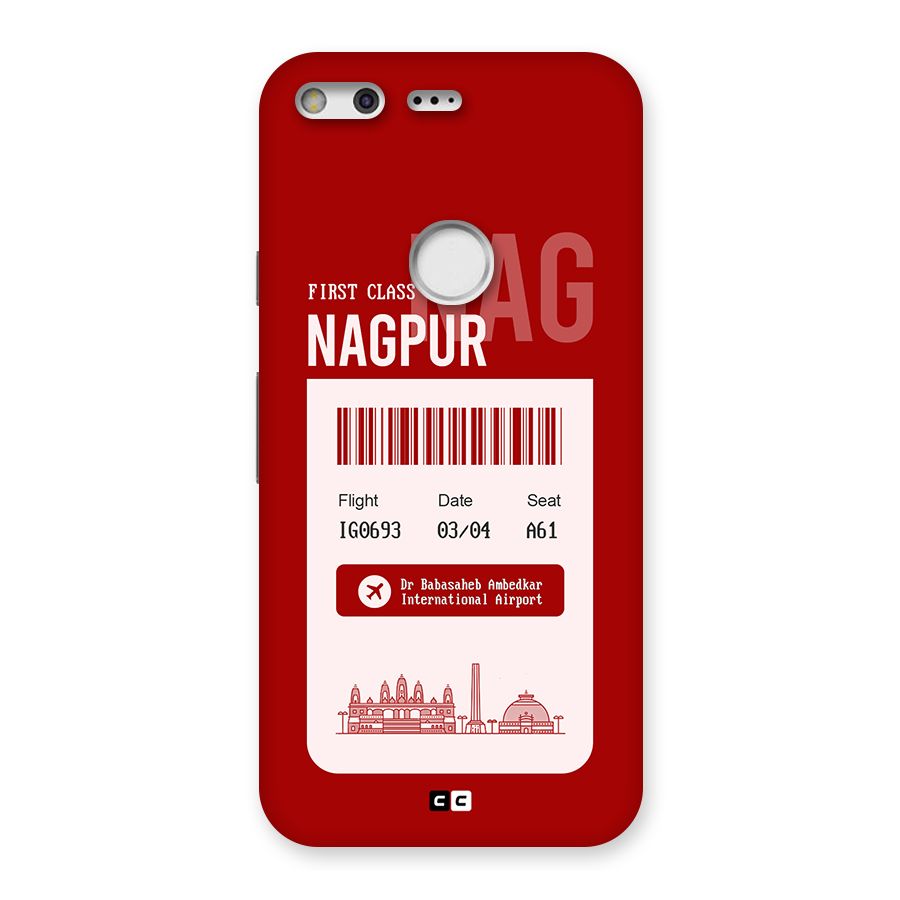 Nagpur Boarding Pass Back Case for Google Pixel