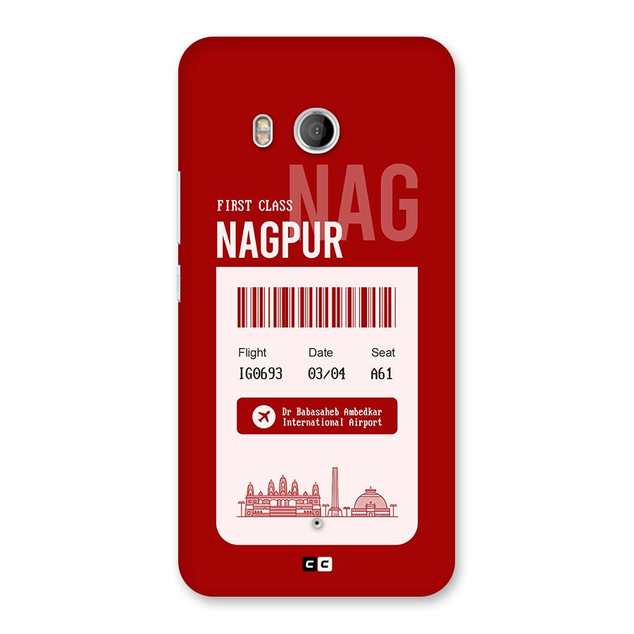 Nagpur Boarding Pass Back Case for HTC U11