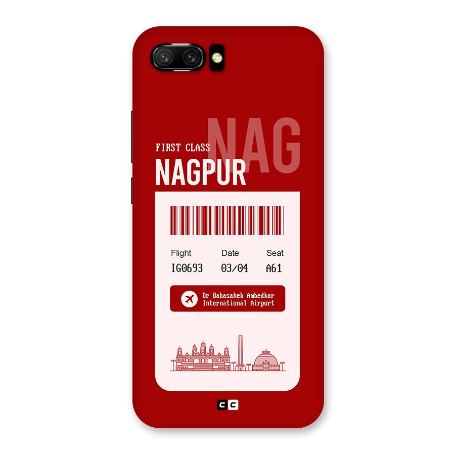 Nagpur Boarding Pass Back Case for Honor 10