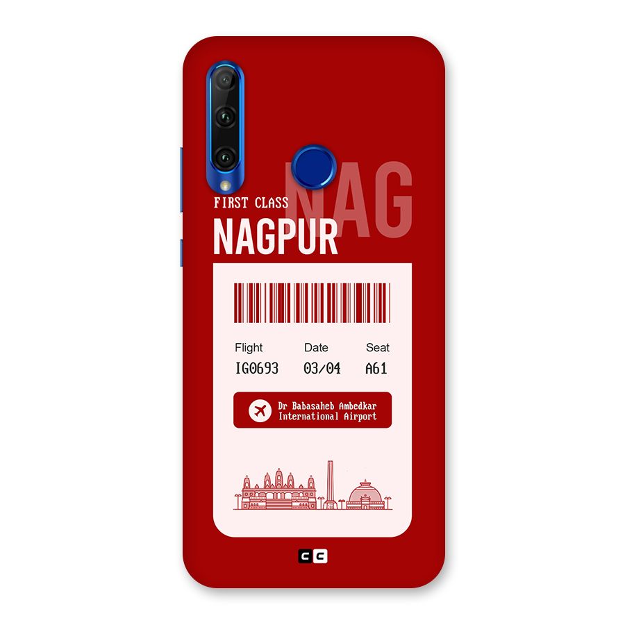 Nagpur Boarding Pass Back Case for Honor 20i