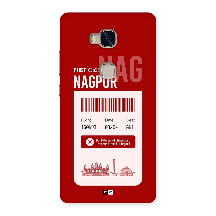 Nagpur Boarding Pass Back Case for Honor 5X