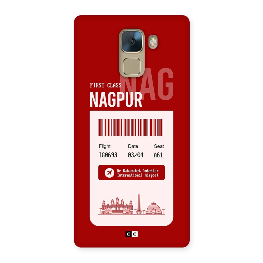 Nagpur Boarding Pass Back Case for Honor 7