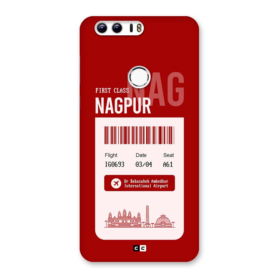 Nagpur Boarding Pass Back Case for Honor 8