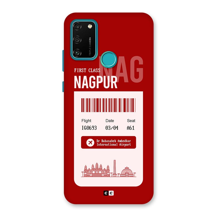 Nagpur Boarding Pass Back Case for Honor 9A