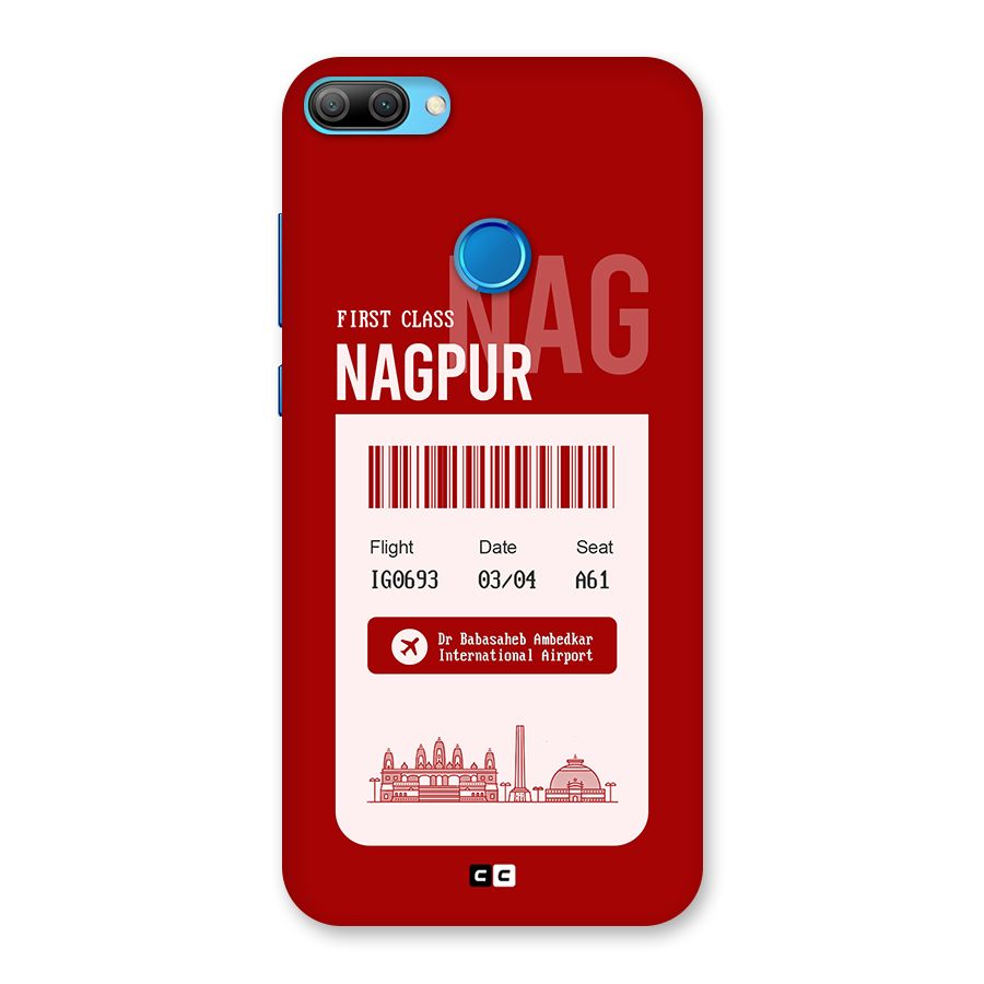 Nagpur Boarding Pass Back Case for Honor 9N
