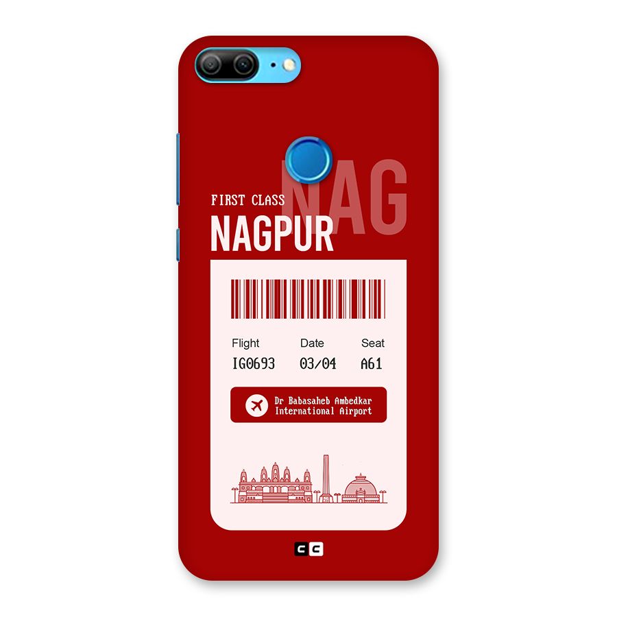 Nagpur Boarding Pass Back Case for Honor 9 Lite