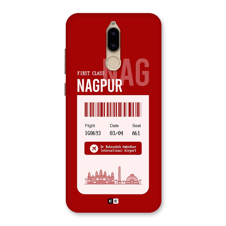 Nagpur Boarding Pass Back Case for Honor 9i