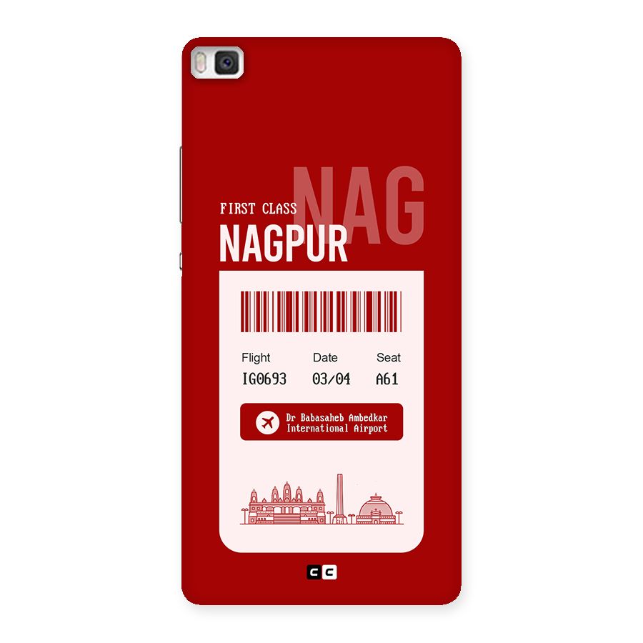 Nagpur Boarding Pass Back Case for Huawei P8