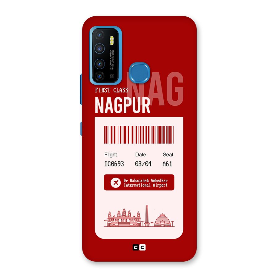Nagpur Boarding Pass Back Case for Infinix Hot 9